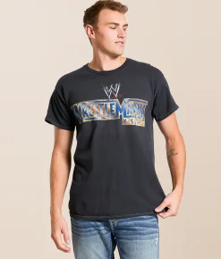 Tops|Graphic T-Shirts | Goodie Two Sleeves The Rock VS Steve Austin T-Shirt Black