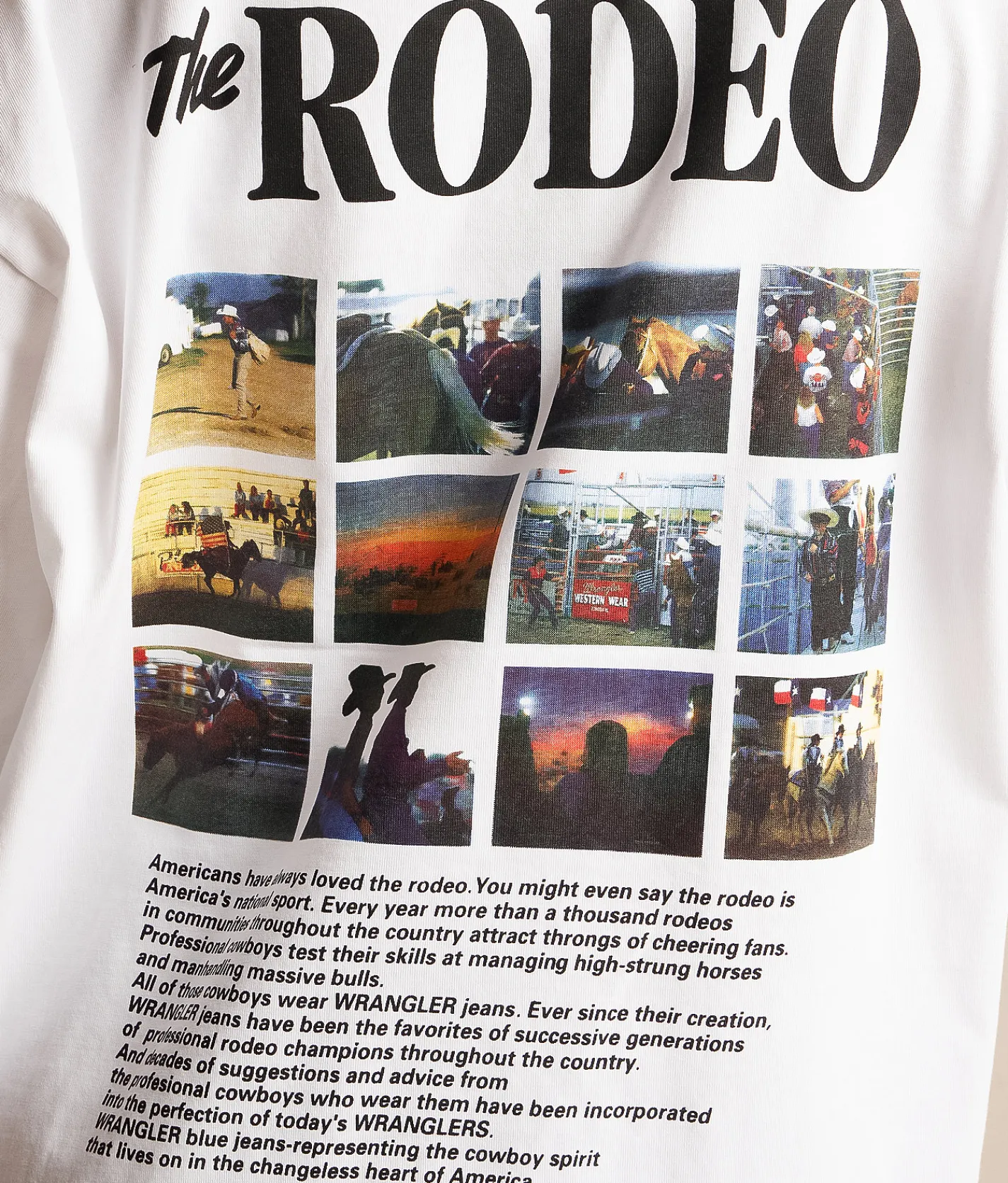 Wrangler® The Rodeo Oversized T-Shirt Bright White Outlet