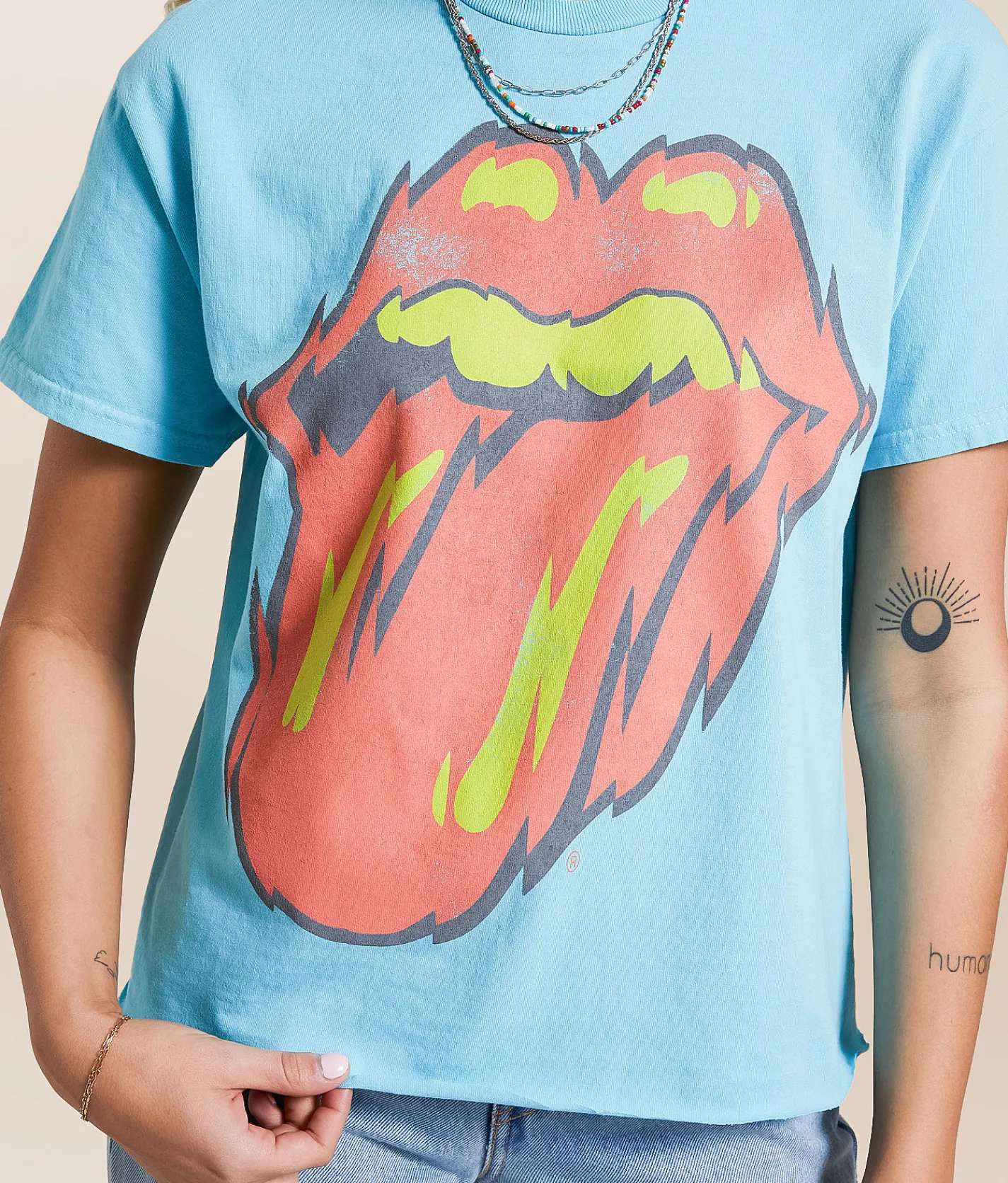 Tops | Bravado The Rolling Stones Band T-Shirt Blue