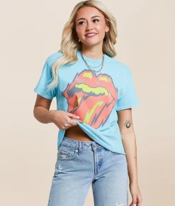 Tops | Bravado The Rolling Stones Band T-Shirt Blue