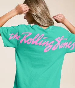 Bravado The Rolling Stones Band T-Shirt Green Spruce Hot