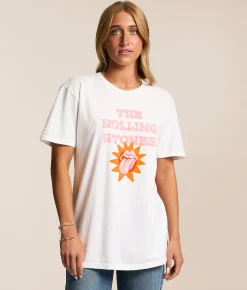Bravado The Rolling Stones Oversized Band T-Shirt White Discount