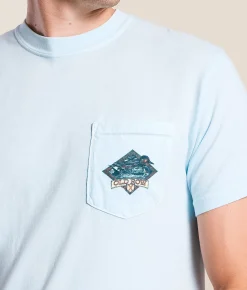 Tops|Graphic T-Shirts | Old Row The Sitting Duck T-Shirt Chambray