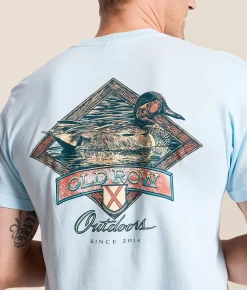 Tops|Graphic T-Shirts | Old Row The Sitting Duck T-Shirt Chambray