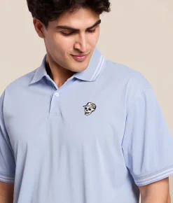Devereux Golf The Skull Caddy Tips Performance Polo Marine Layer Outlet