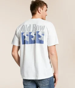 Old Row The Smokin' Cowboy T-Shirt White Sale