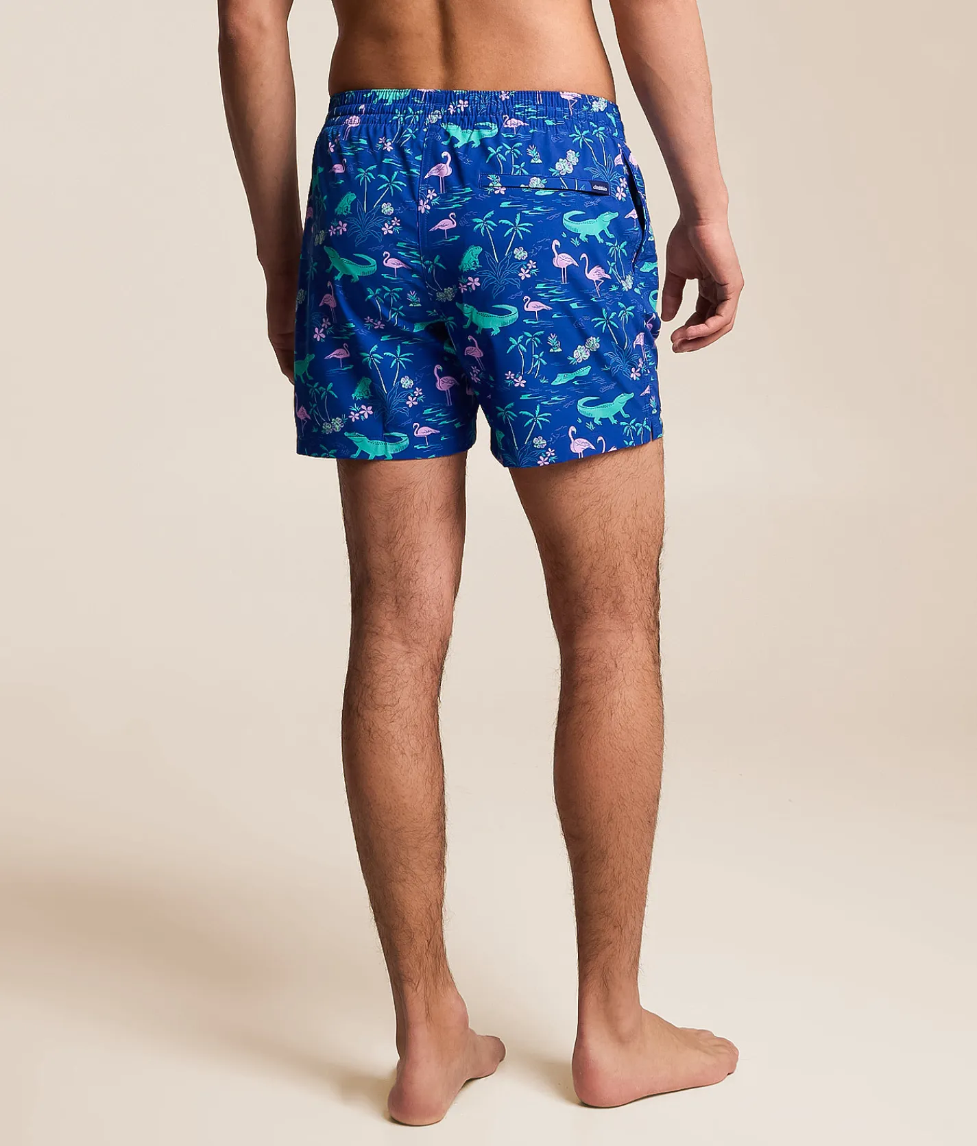 Swimwear | Chubbies The Swamp & Circumstances Stretch Swim Trunks Bright Blue
