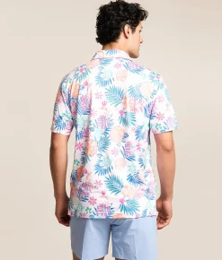 Chubbies The Tropic Like It's Hot Performance Polo Optic White Online
