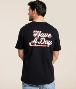Graphic T-Shirts | Breezy Golf The USA T-Shirt Pirate Black