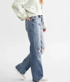 Willow & Root The Wide Leg Jean Laceflower Discount