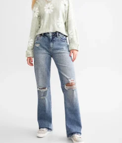 Willow & Root The Wide Leg Jean Laceflower Discount