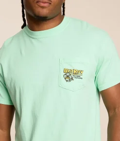Old Row The Windsurfing Beer T-Shirt Island Reef Best