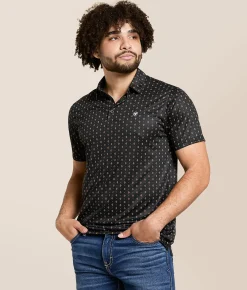 Ariat Thorin Fitted ClimateTEK Polo Black Sale