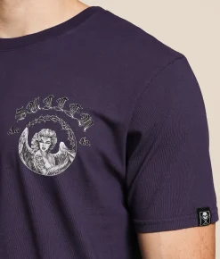 Tops|Graphic T-Shirts | Sullen Thorne Angel T-Shirt Nightshade