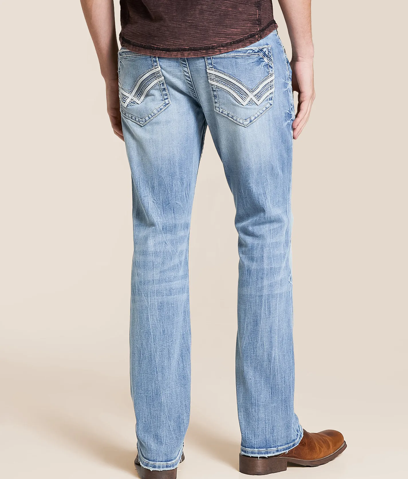 Buckle Black Three Boot Stretch Jean Avalon Best