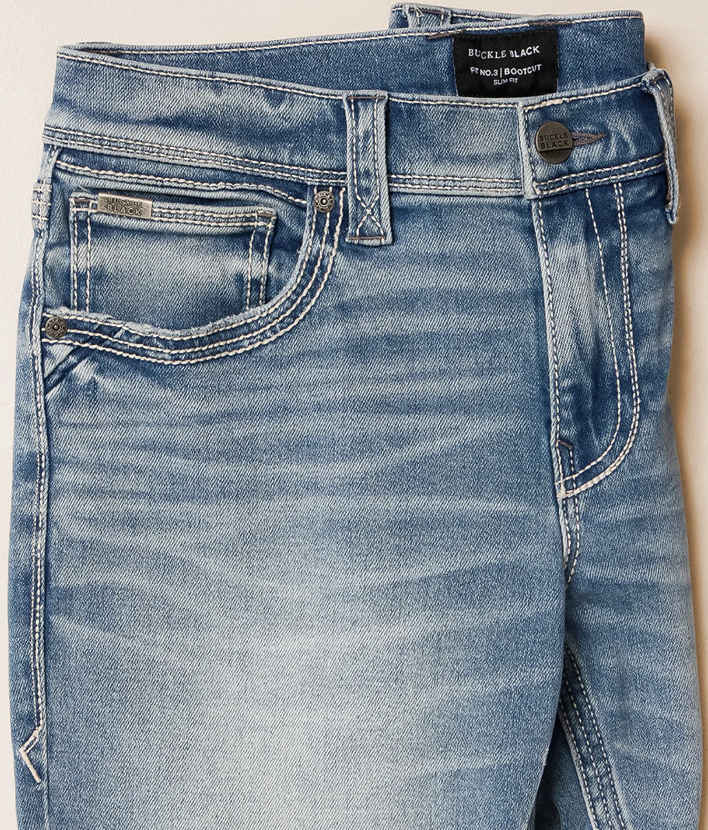Buckle Black Three Boot Stretch Jean Clarke Outlet