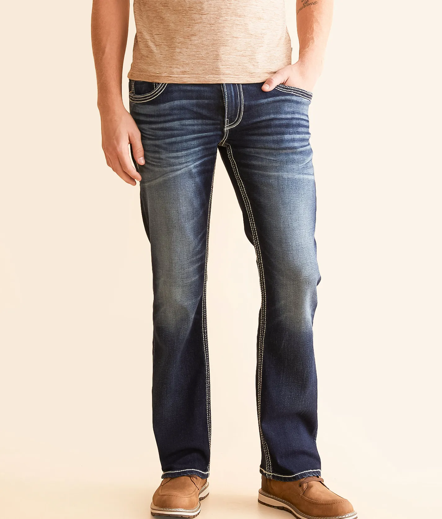 Buckle Black Three Boot Stretch Jean Clyde Clearance