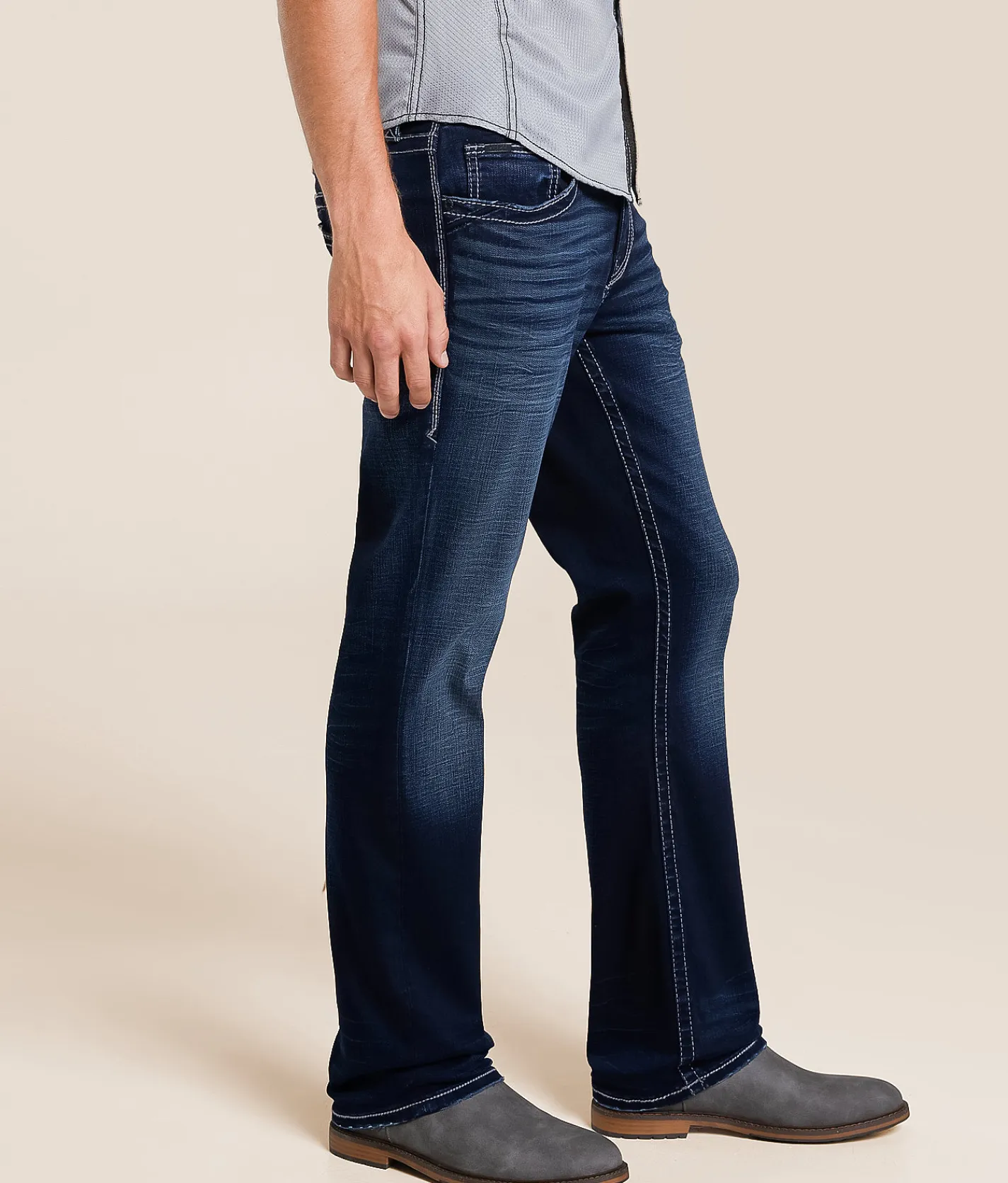 Bottoms | Buckle Black Three Boot Stretch Jean Rinitin
