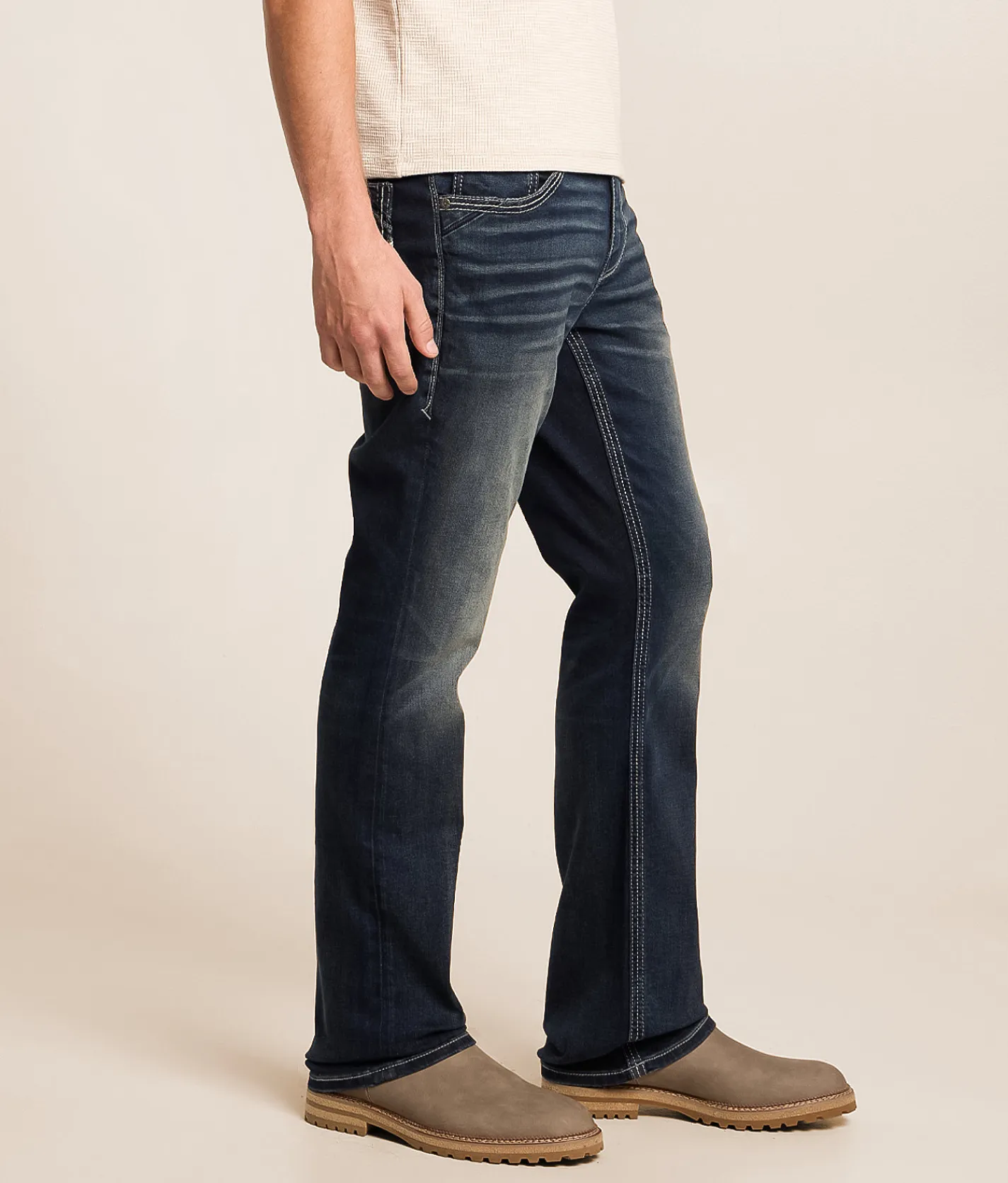 Buckle Black Three Boot Stretch Jean Merriam Clearance
