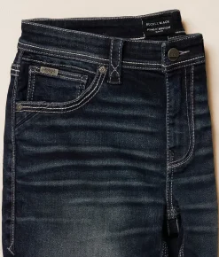 Buckle Black Three Boot Stretch Jean Merriam Clearance