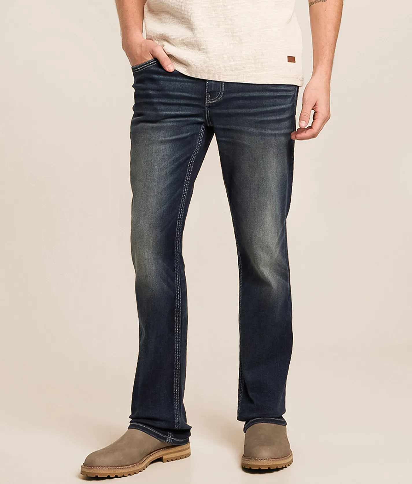 Buckle Black Three Boot Stretch Jean Merriam Clearance