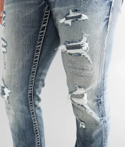 Buckle Black Three Boot Stretch Jean Mount Etna