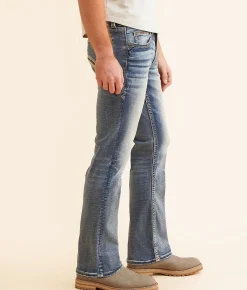 Buckle Black Three Boot Stretch Jean Juniper New
