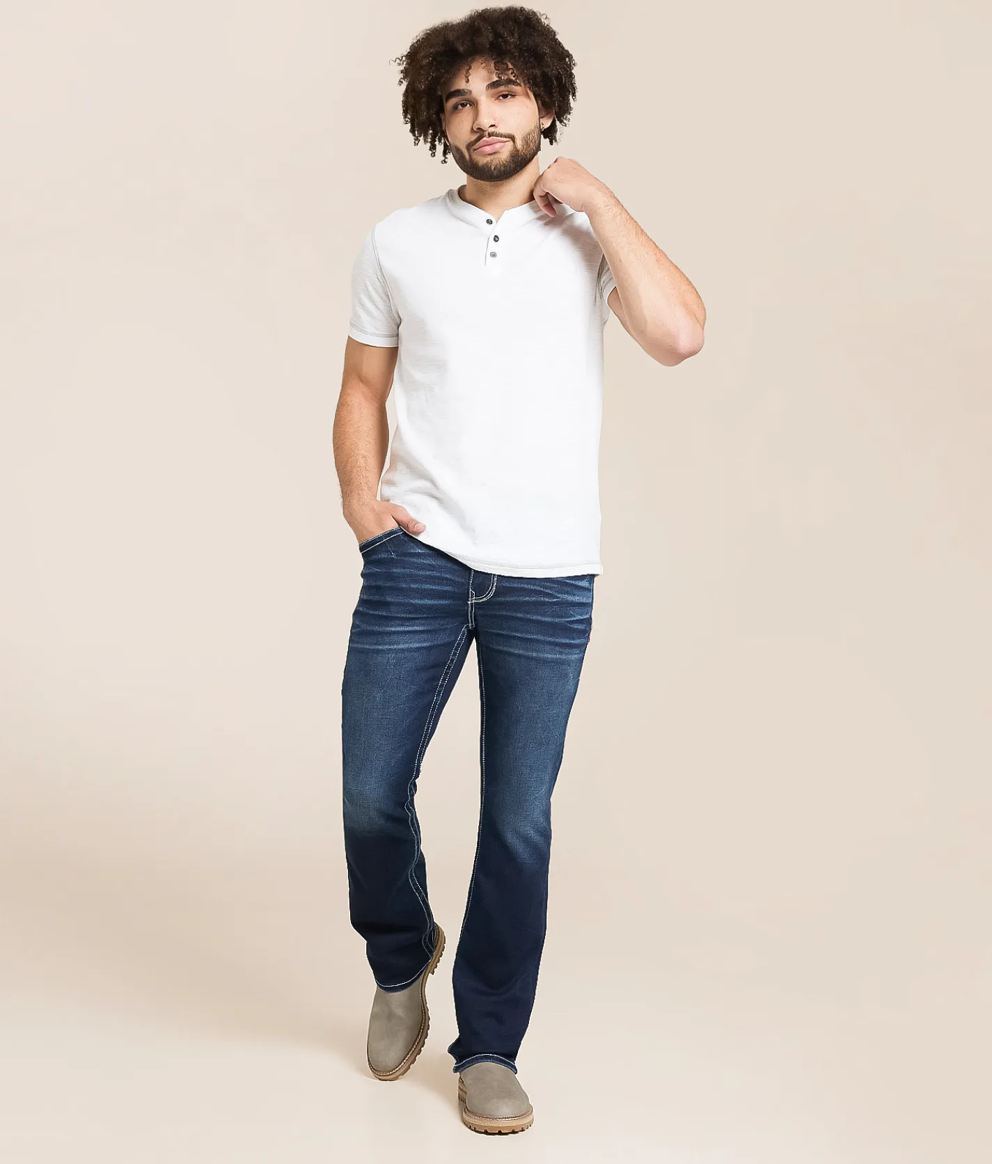 Buckle Black Three Boot Stretch Jean Kessler Sale