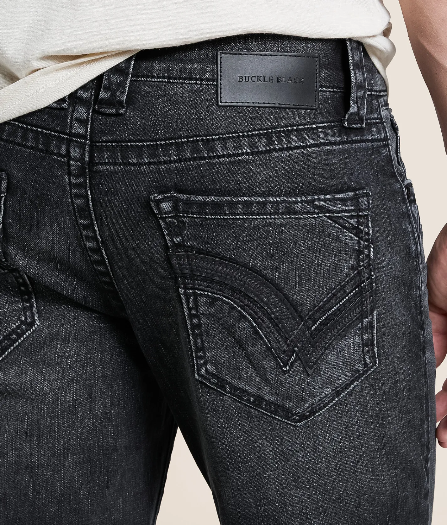 Buckle Black Three Boot Stretch Jean Ballantine Hot
