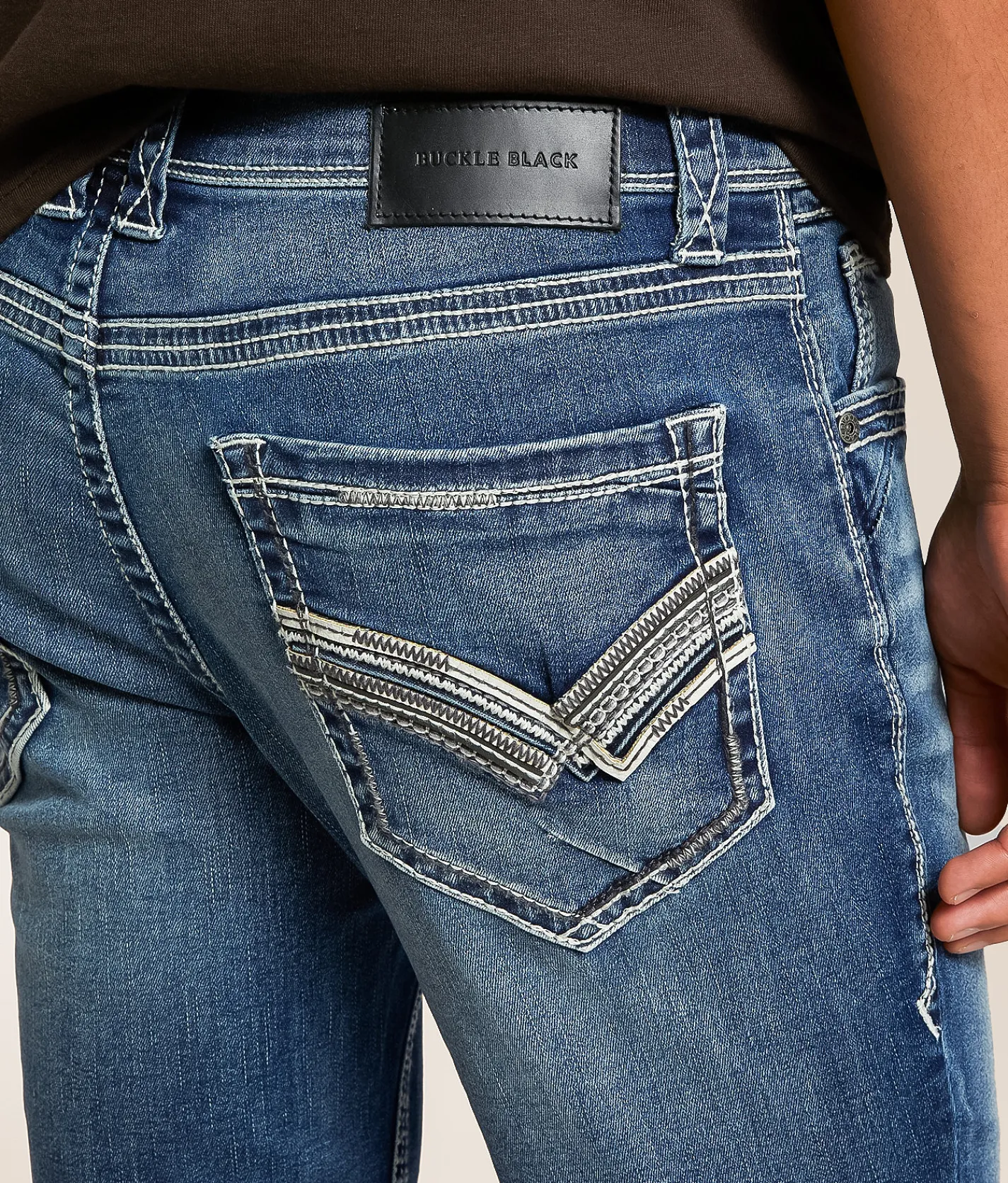Bottoms | Buckle Black Three Boot Stretch Jean Brogan