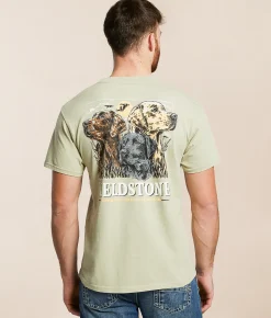 Fieldstone Three Labs T-Shirt Sandstone Outlet