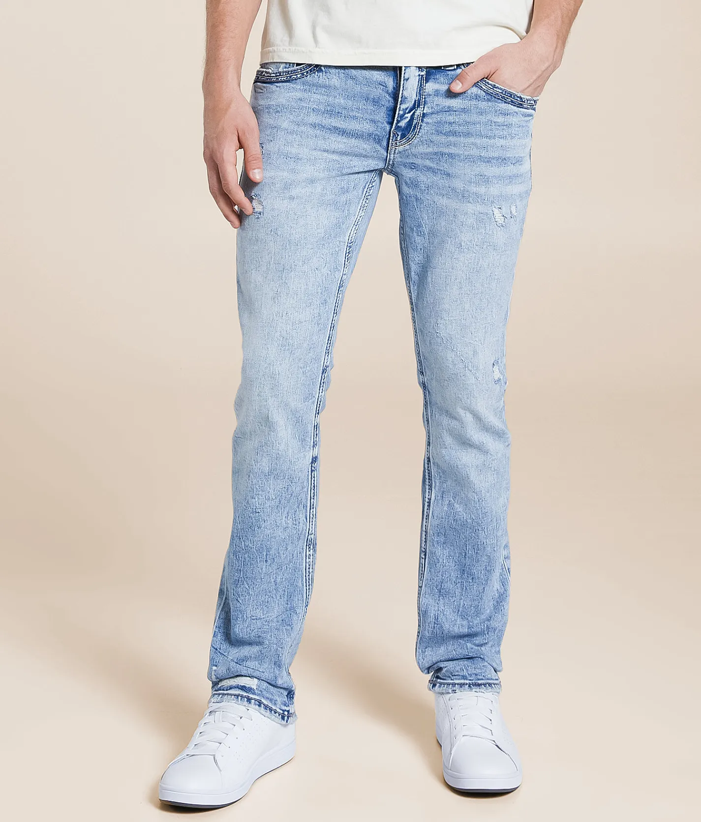 Buckle Black Three Straight Stretch Jean Spero New