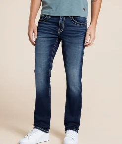 Buckle Black Three Straight Stretch Jean Bar Harbour Outlet