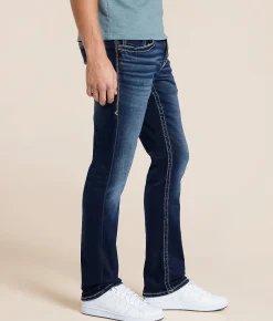 Buckle Black Three Straight Stretch Jean Bar Harbour Outlet