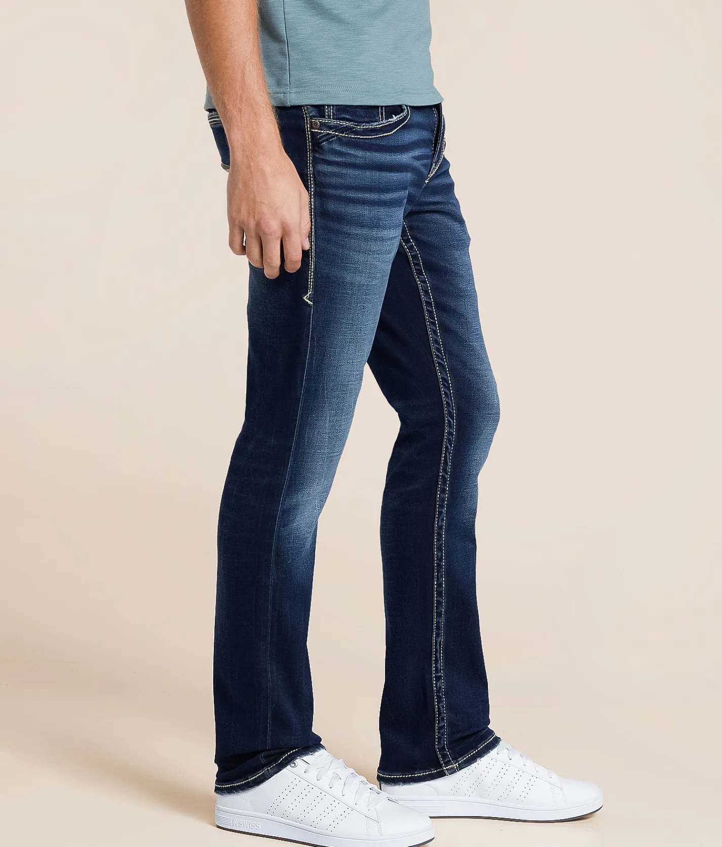 Buckle Black Three Straight Stretch Jean Bar Harbour Outlet