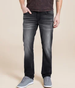 Bottoms|Jeans | Buckle Black Three Straight Stretch Jean Allyn