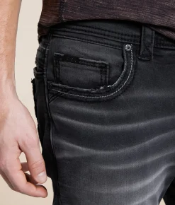 Bottoms|Jeans | Buckle Black Three Straight Stretch Jean Allyn