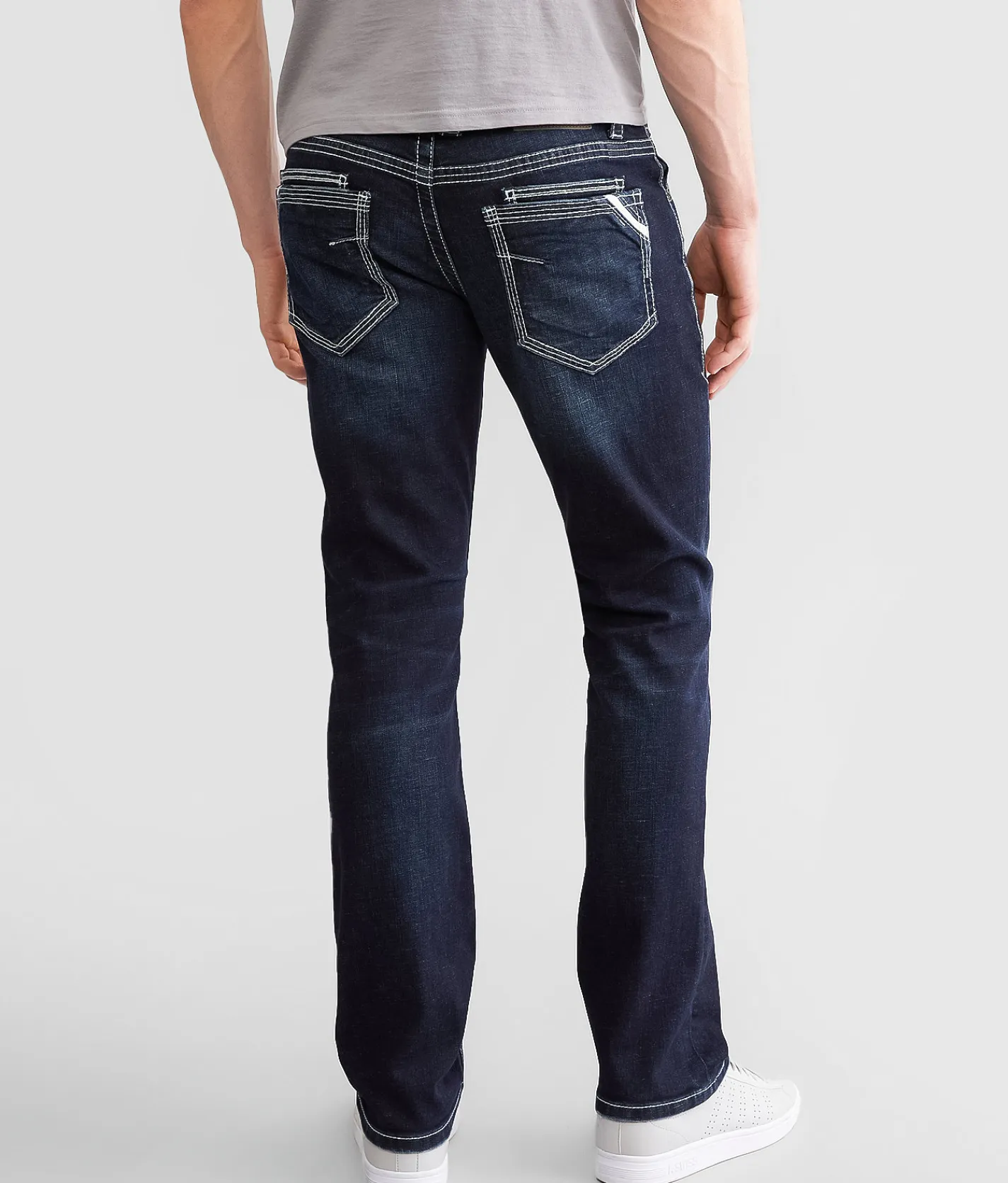 Buckle Black Three Straight Stretch Jean Meadow Outlet