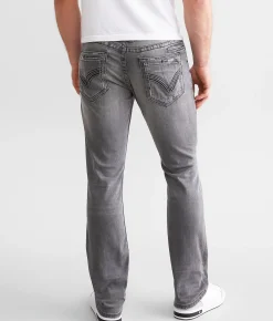 Buckle Black Three Straight Stretch Jean Thames Outlet