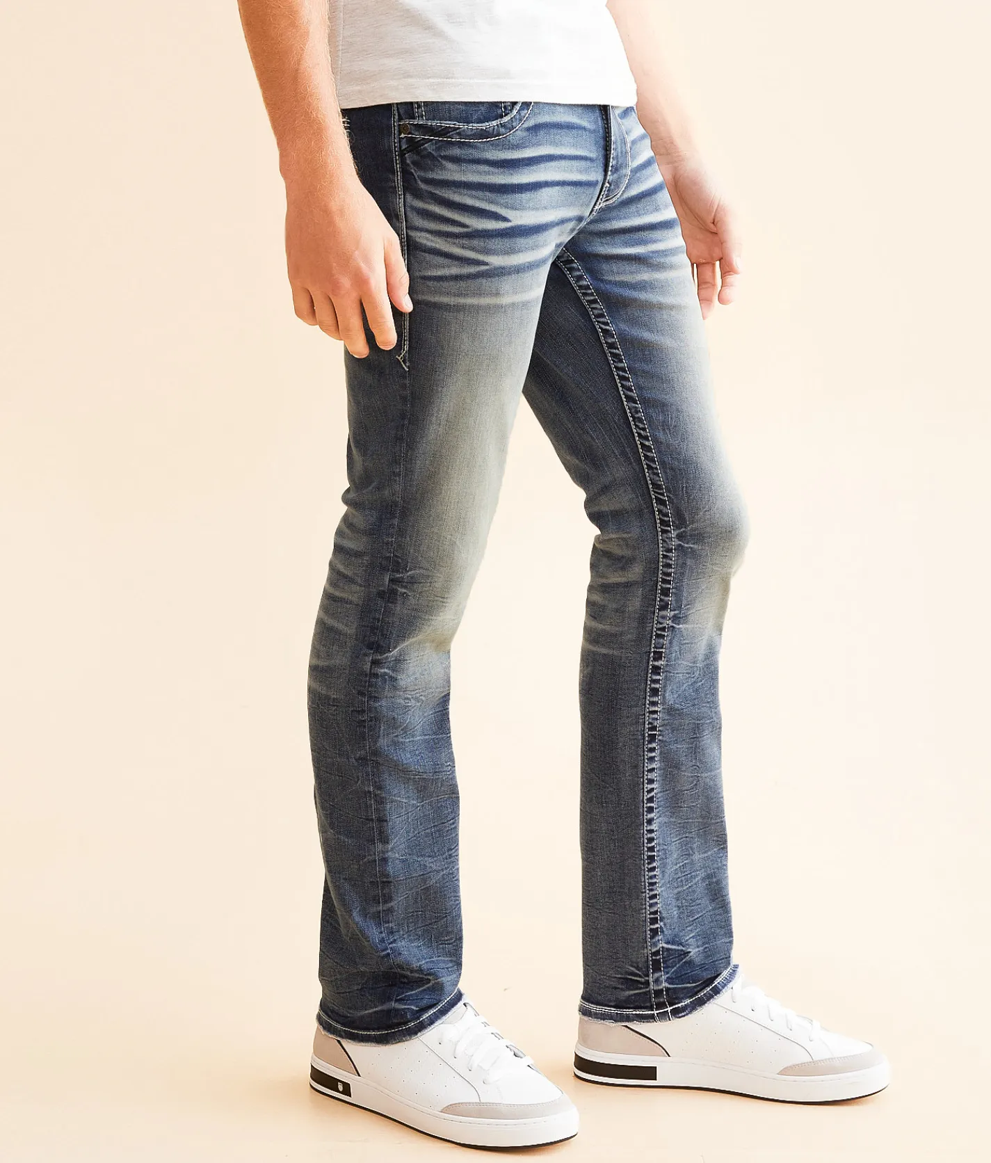 Bottoms|Buckle Black Jeans | Buckle Black Three Straight Stretch Jean Aldan