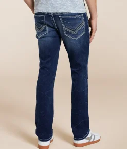 Buckle Black Three Straight Stretch Jean Goyder Outlet