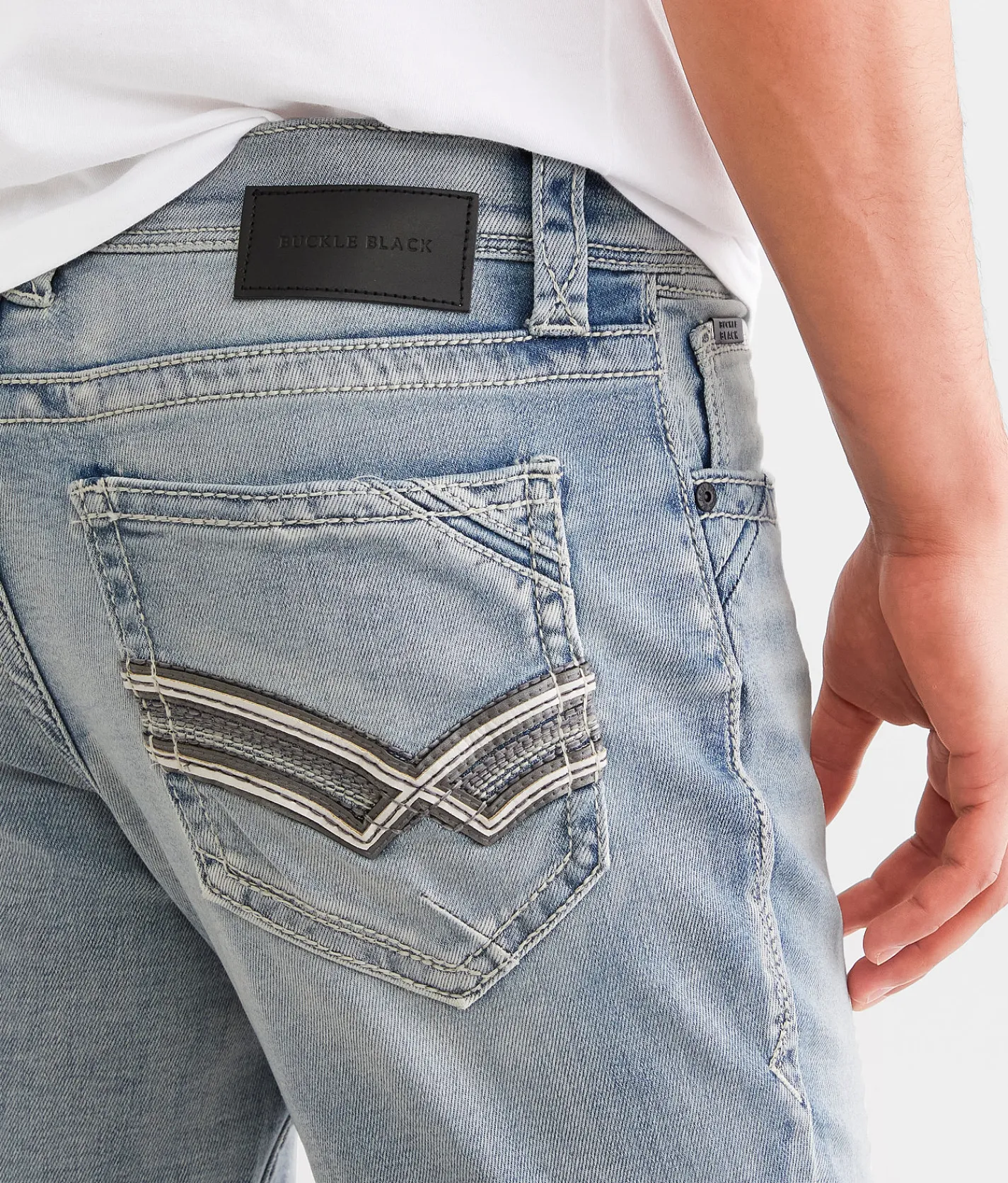 Sale Jeans|Bottoms | Buckle Black Three Straight Stretch Jean Miramar