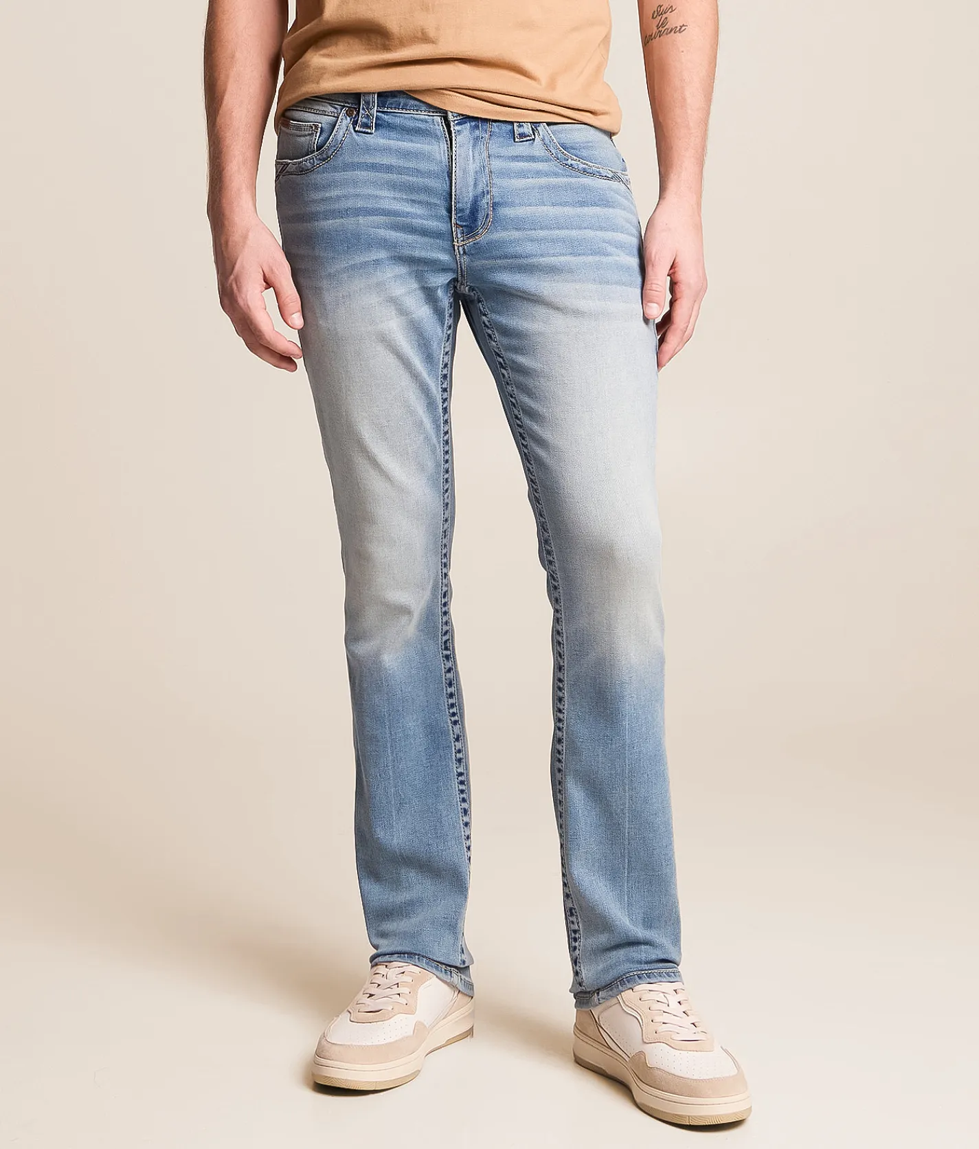 Buckle Black Three Straight Stretch Jean Barnett Clearance