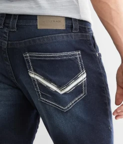 Buckle Black Three Straight Stretch Jean Corong Corong Beach Best
