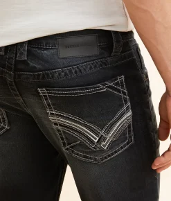 Bottoms|Buckle Black Jeans | Buckle Black Three Straight Stretch Jean Elm