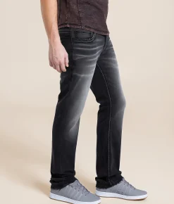 Buckle Black Three Straight Stretch Jean Allyn