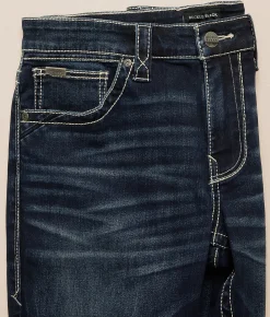 Buckle Black Three Straight Stretch Jean Chambers Hot