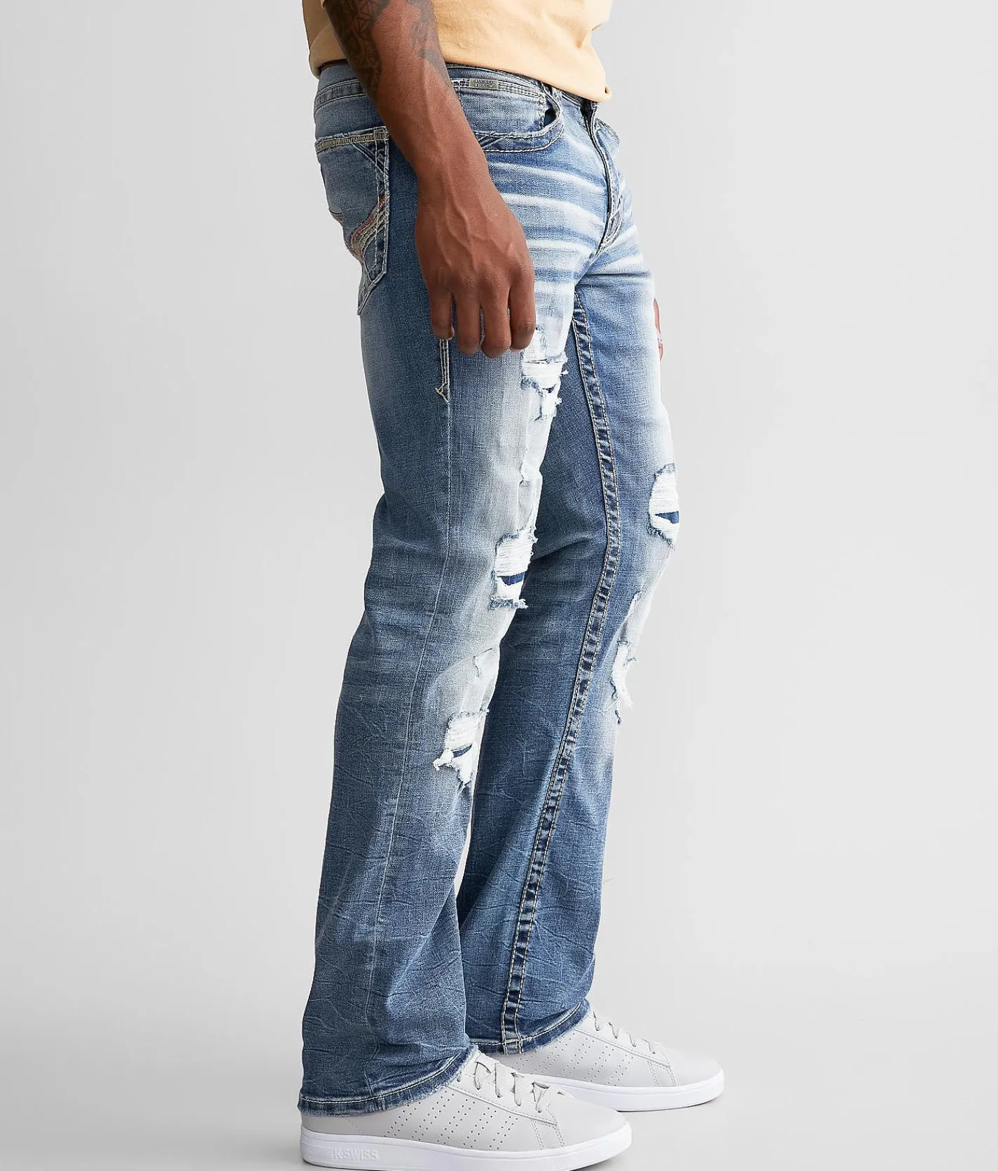 Sale Jeans|Bottoms | Buckle Black Three Straight Stretch Jean Playa Varadero
