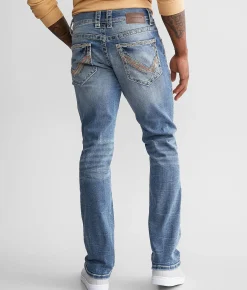 Sale Jeans|Bottoms | Buckle Black Three Straight Stretch Jean Playa Varadero
