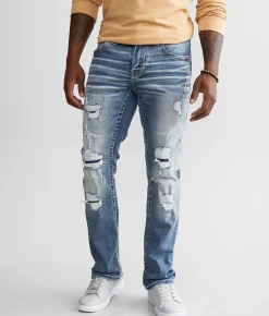 Sale Jeans|Bottoms | Buckle Black Three Straight Stretch Jean Playa Varadero